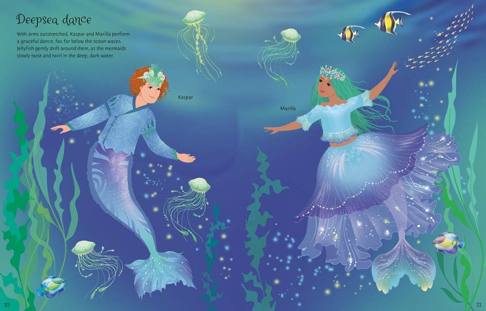 Sticker Dolly Dressing Mermaid Kingdom : Usborne