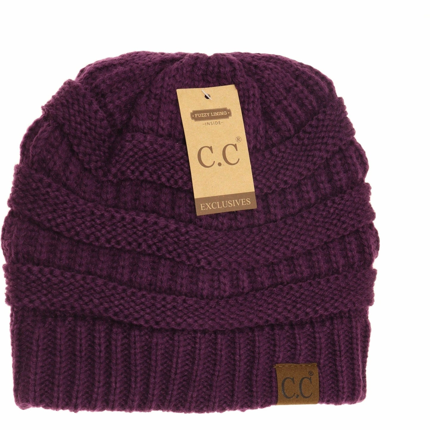 Classic Fuzzy Lined CC Beanie (Multiple Colors)