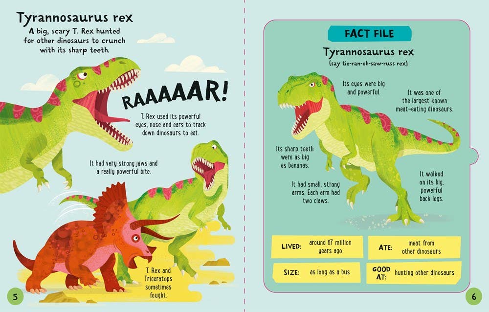 Slot-Together Dinosaurs: Usborne