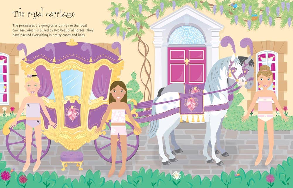 Sticker Dolly Dressing Princesses : Usborne
