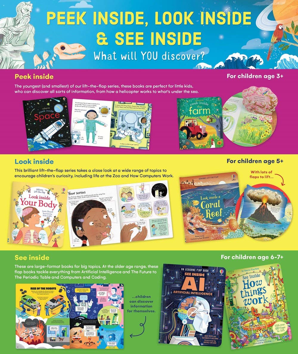 Look Inside Bug World : Usborne