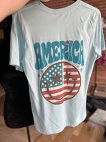 America Patriotic Double-Sided Tee