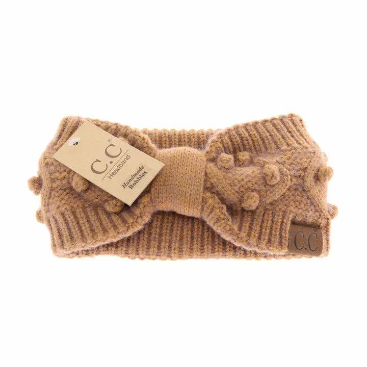 Bobble Knit C.C Head Wrap (9 COLORS)