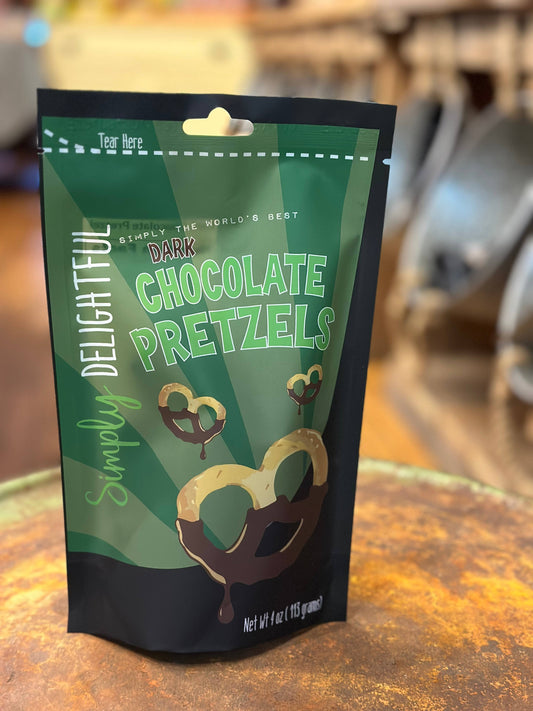 *Dark Chocolate Pretzels