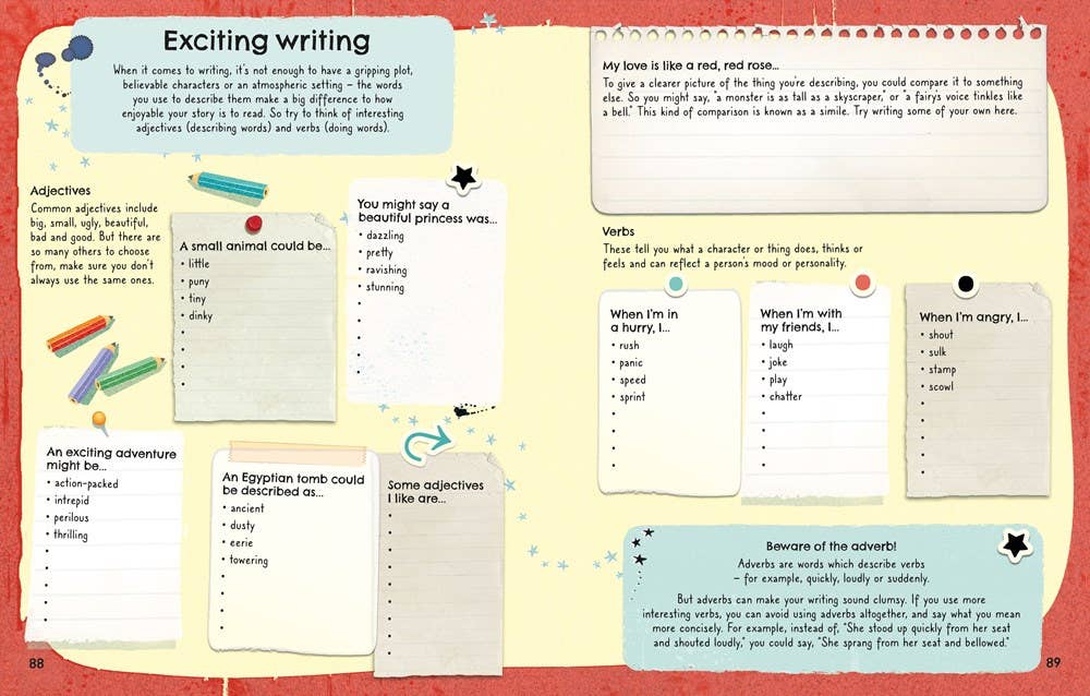 Write Your Own Story Book : Usborne