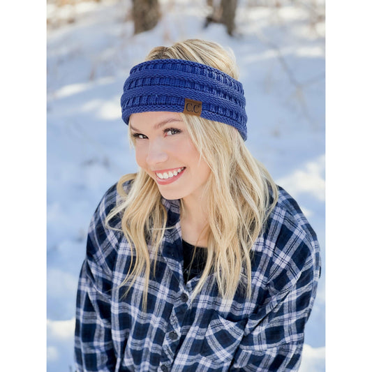 Solid Ribbed Women's Fashion Headband (Multiple colors)