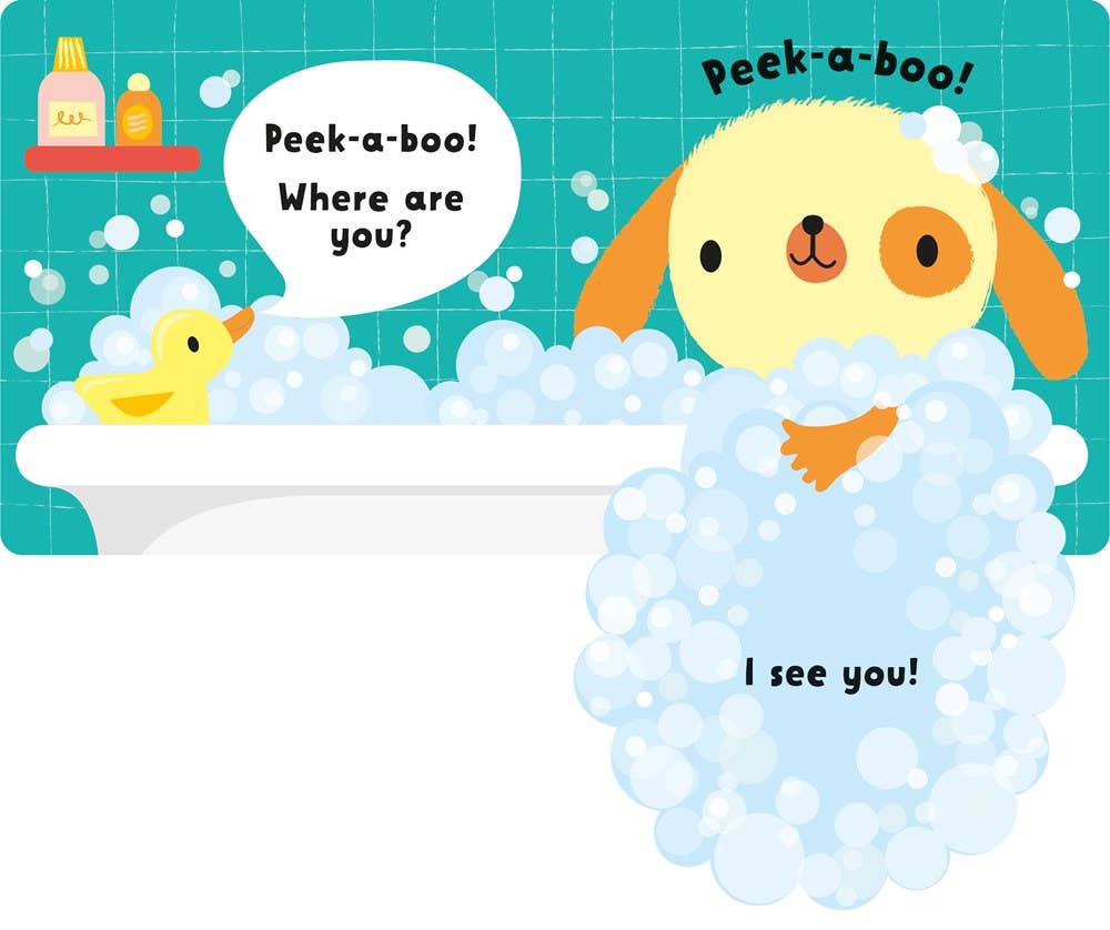 Lift-The-Flap Peek-A-Boo At Bedtime : Usborne