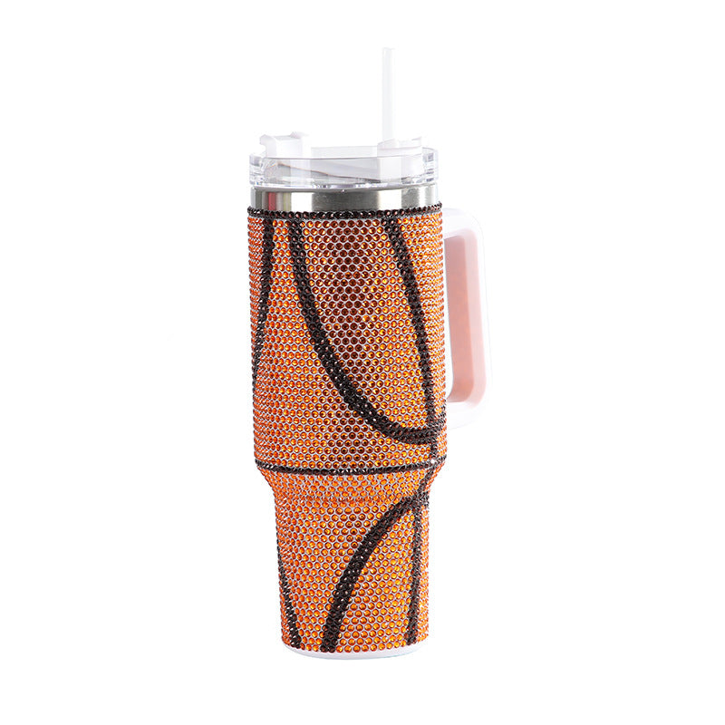 Basketball Rhinestone Sports Tumbler