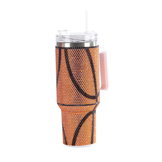 Basketball Rhinestone Sports Tumbler