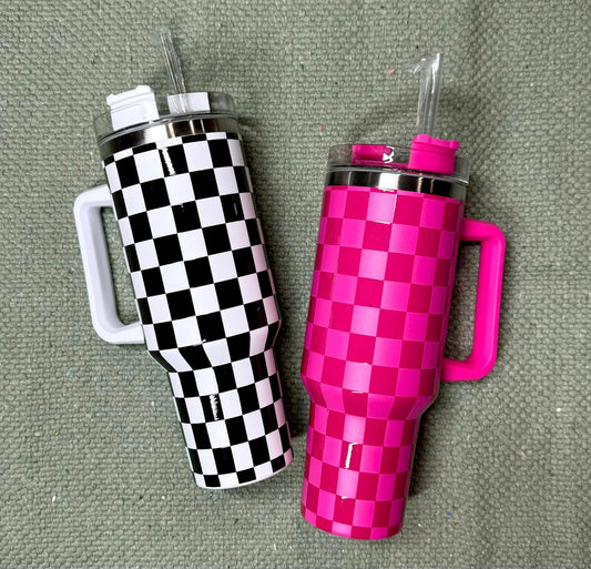 Checker Tumblers (2 COLORS)