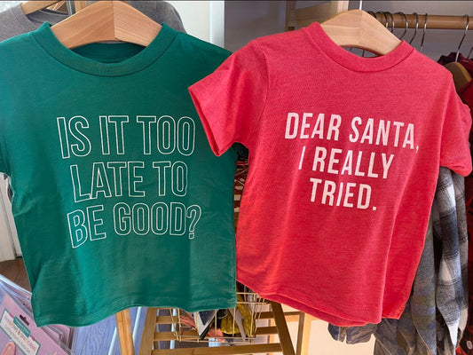 Is it Too Late to be Good? Tee