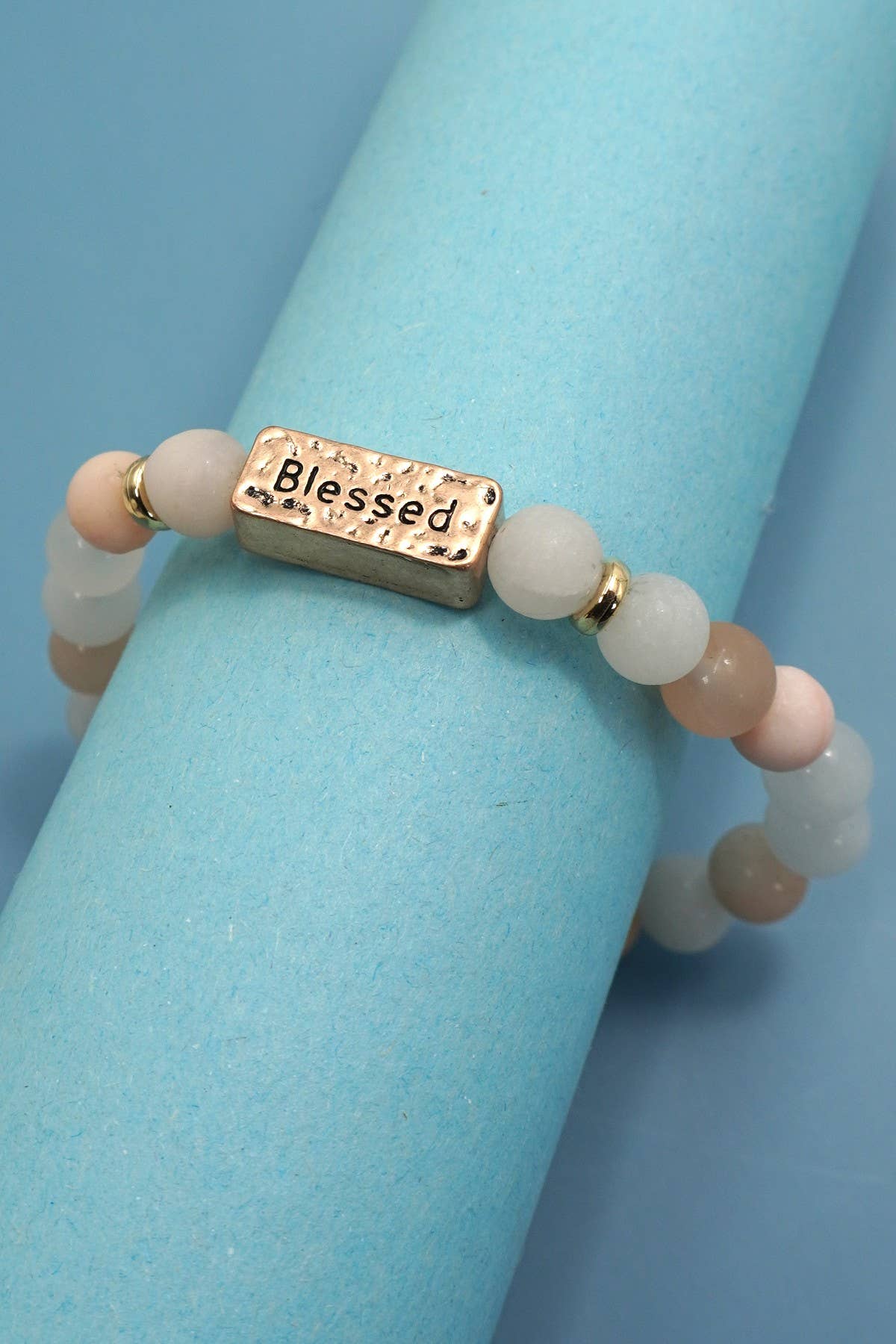 Natural Stone BLESSED Bracelet