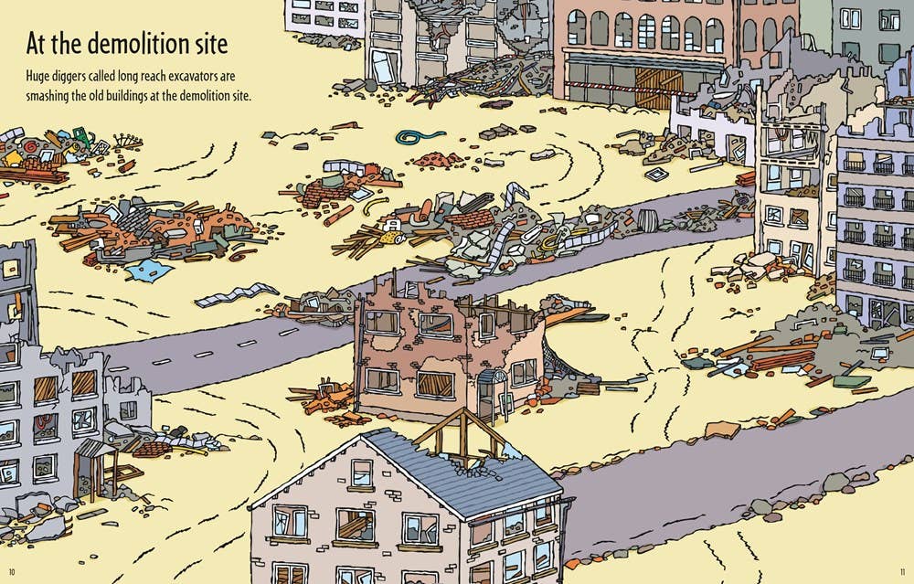 First Sticker Book Diggers : Usborne