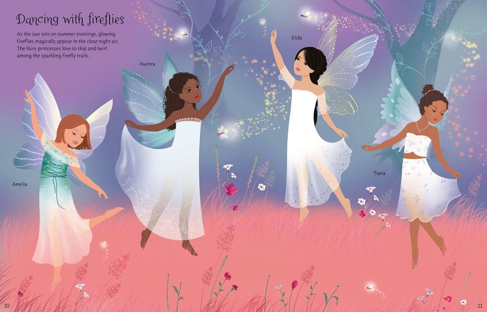 Sticker Dolly Dressing Fairy Princesses : Usborne