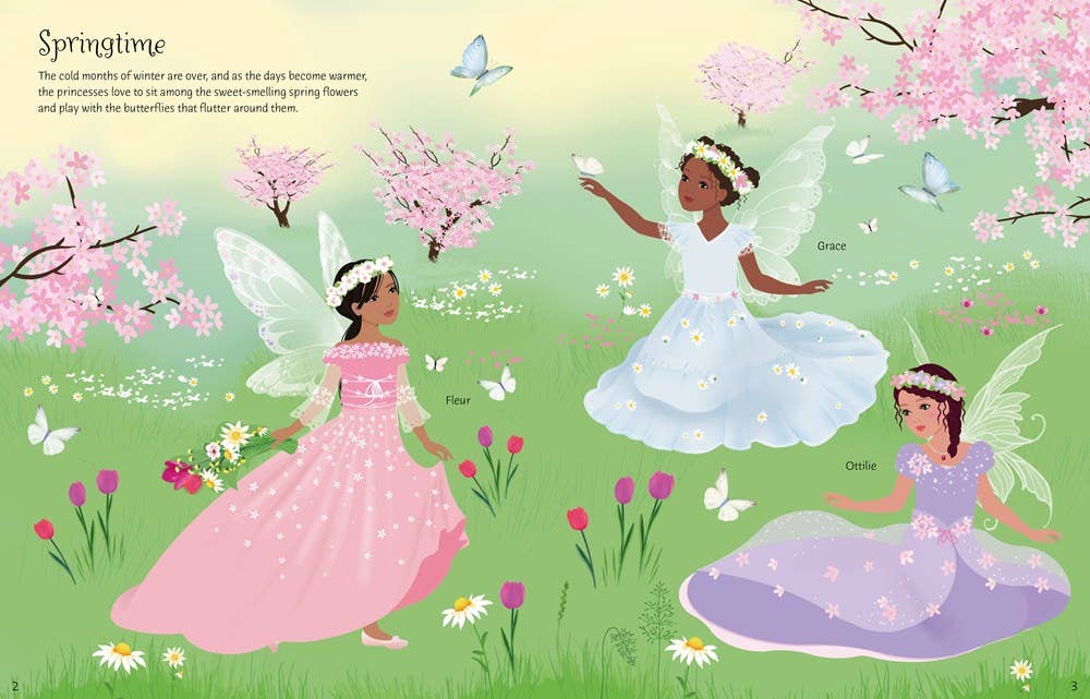 Sticker Dolly Dressing Fairy Princesses : Usborne