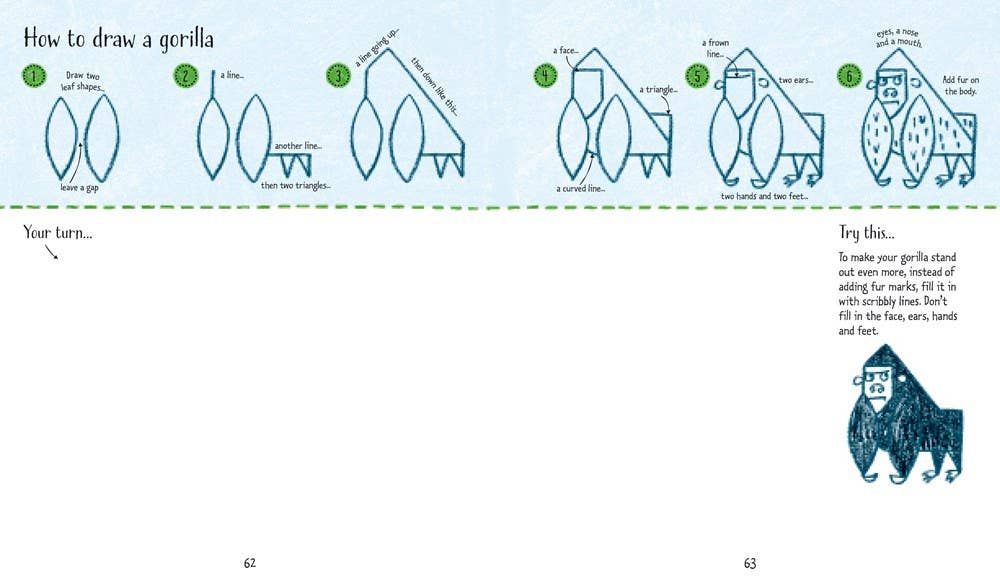 Step-By-Step Drawing Animals : Usborne
