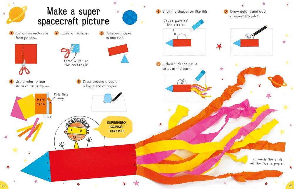 Superhero Things To Make And Do : Usborne