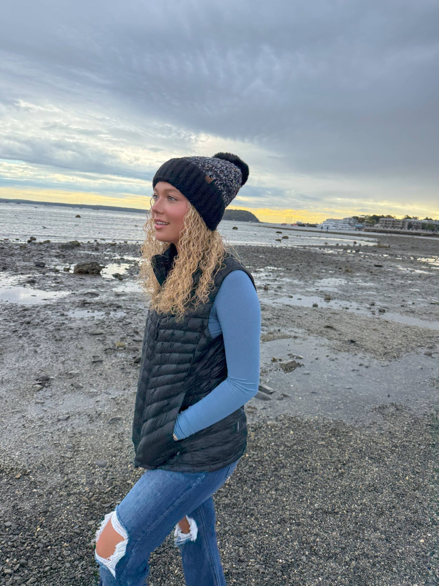 Confetti Pom C.C Beanie