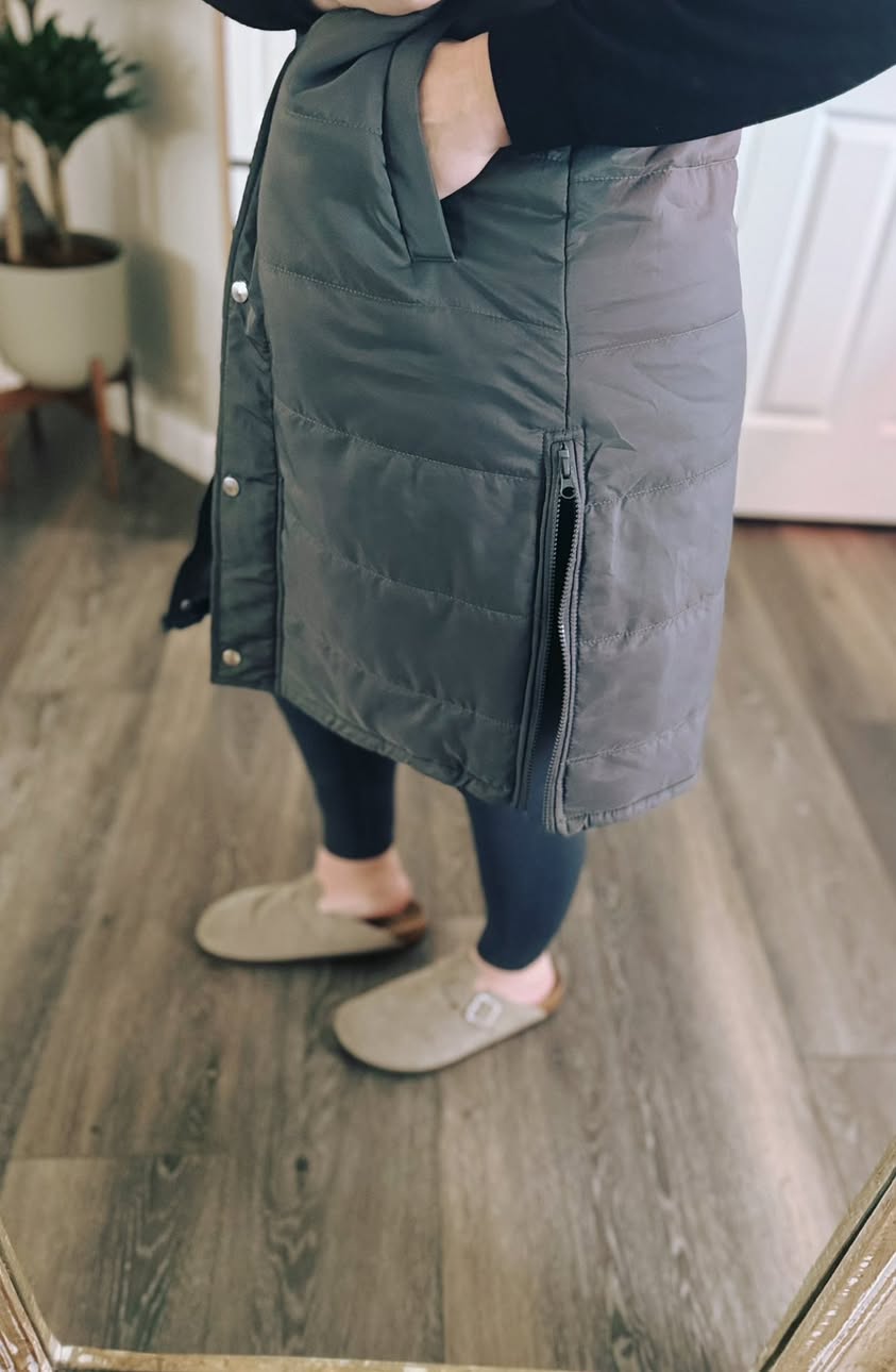 Black Zuri Everything Puffer Vest