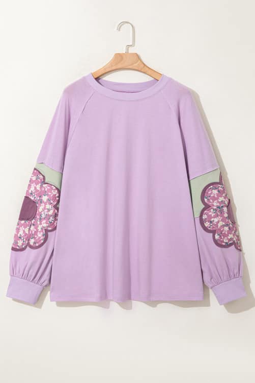 Flower Patch Plus Pullover