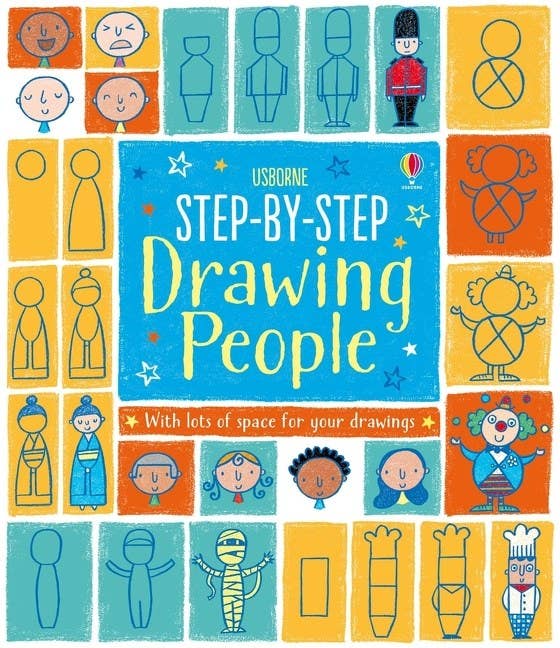 Step-By-Step Drawing People : Usborne