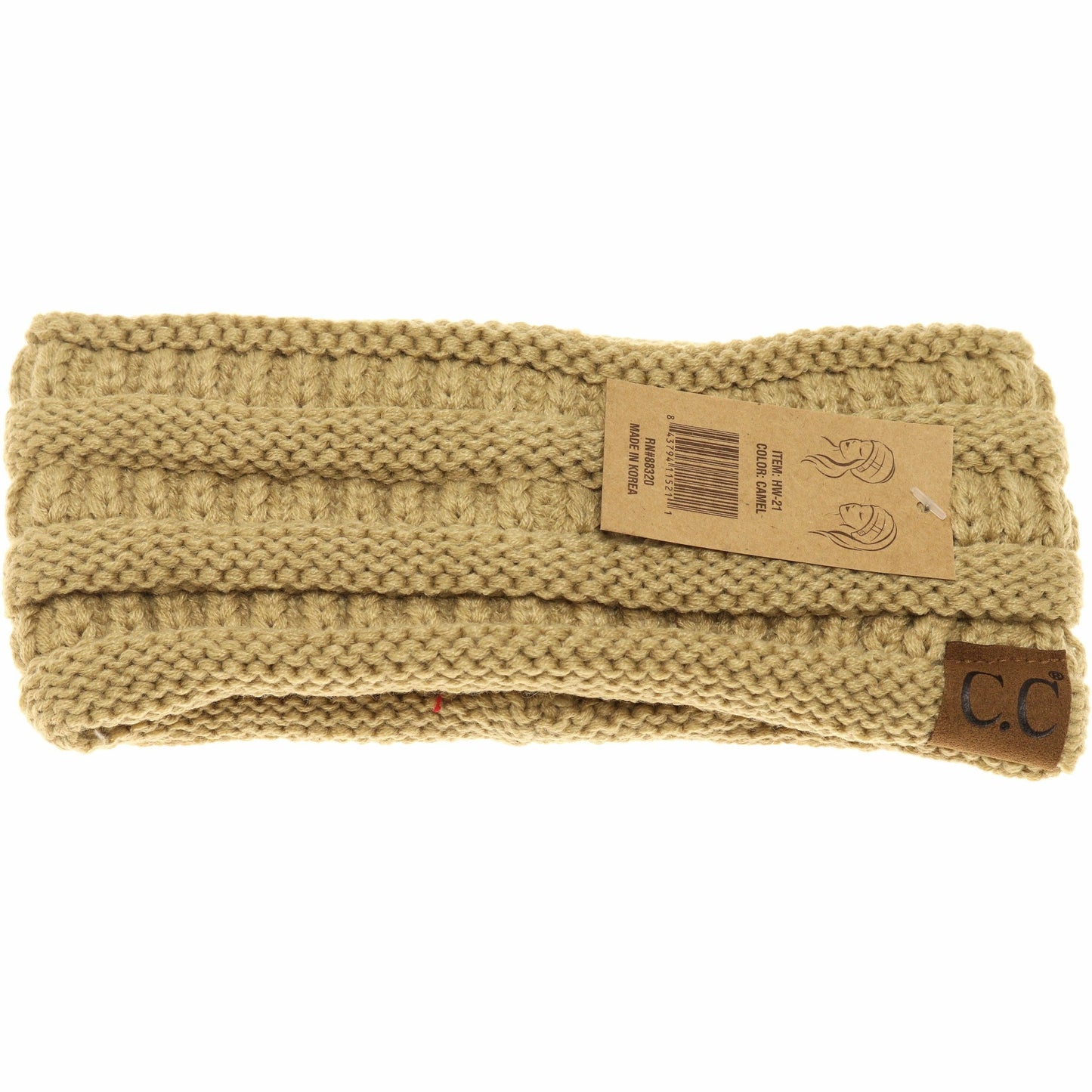 Solid Ribbed Women's Fashion Headband (Multiple colors)