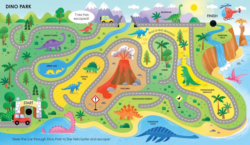 Fingertrail Dinosaur Mazes : Usborne