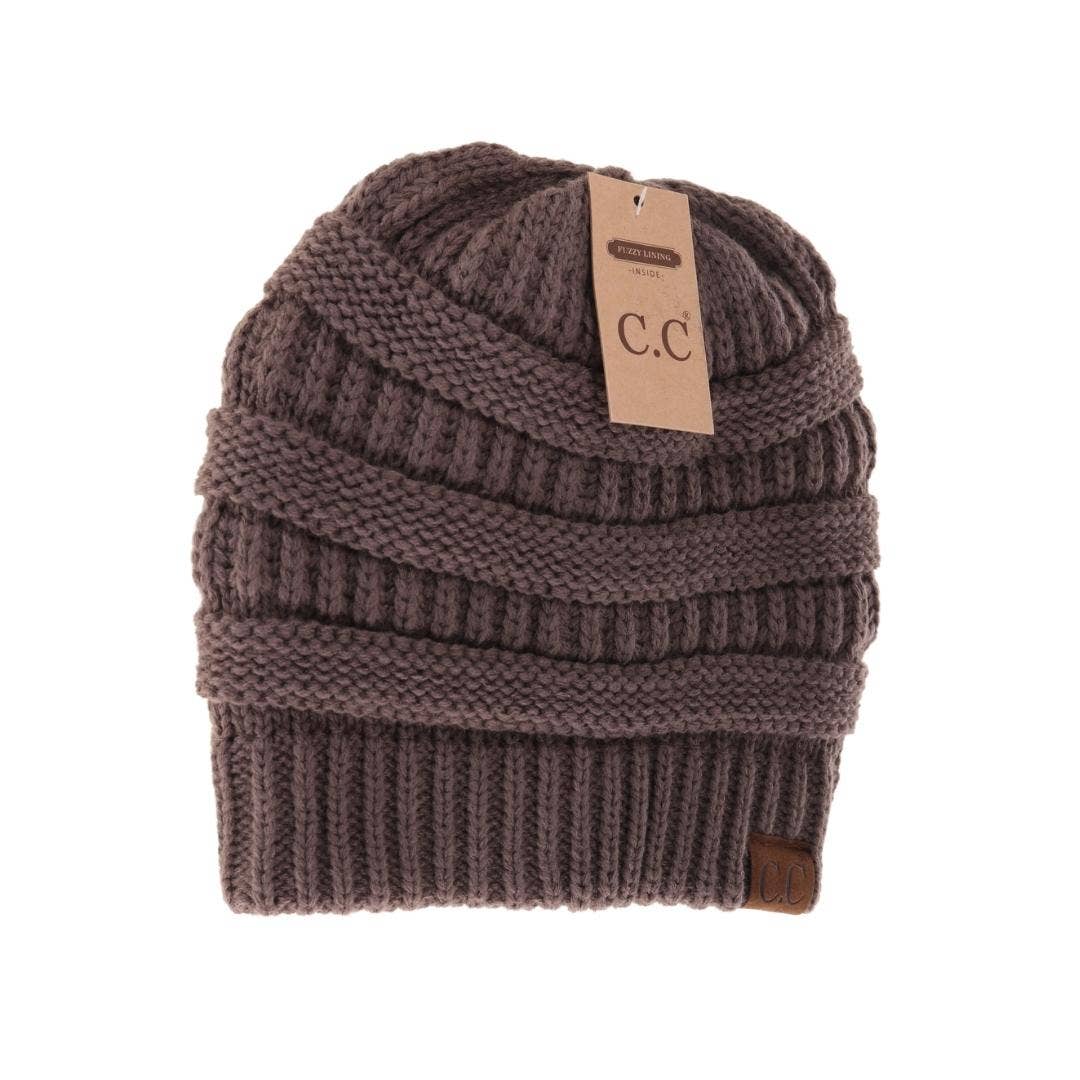 Classic Fuzzy Lined CC Beanie (Multiple Colors)