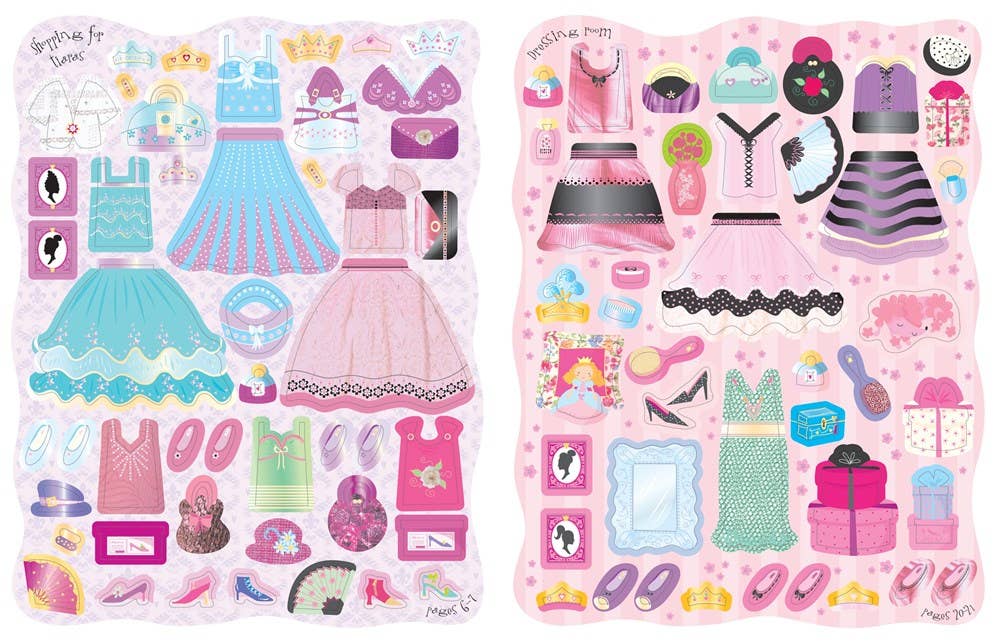 Sticker Dolly Dressing Princesses : Usborne