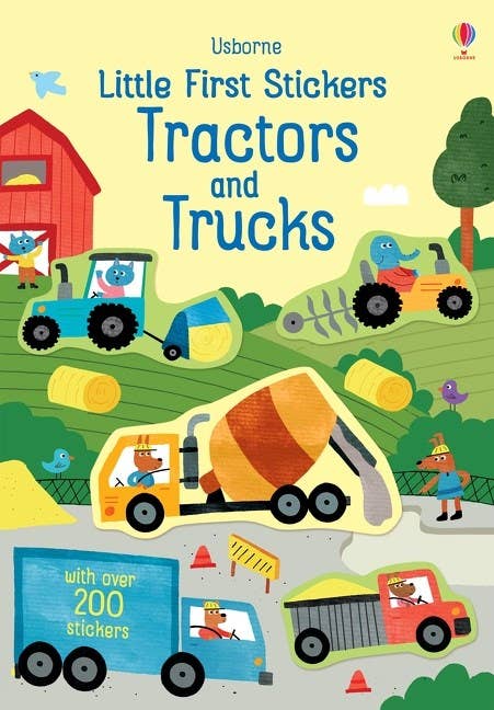 Little First Stickers Tractors And Trucks : Usborne