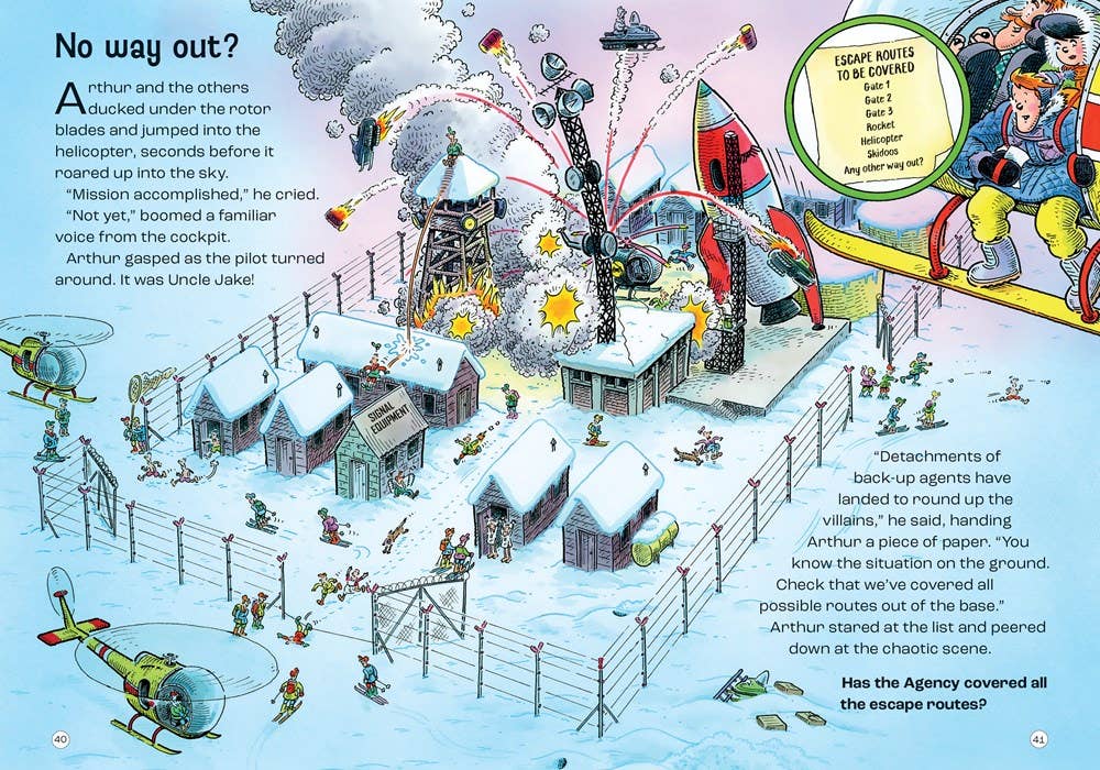 Puzzle Advenutres: Agent Arthur's Arctic Adventure : Usborne