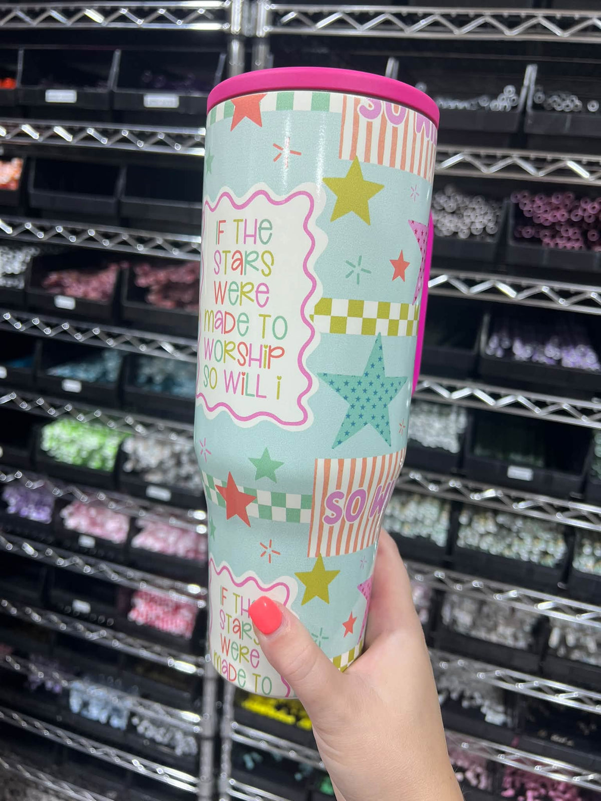 Stars were Made to Worship So Will I 40oz Tumbler