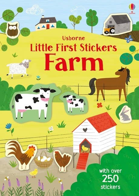 Little First Stickers Farm : Usborne