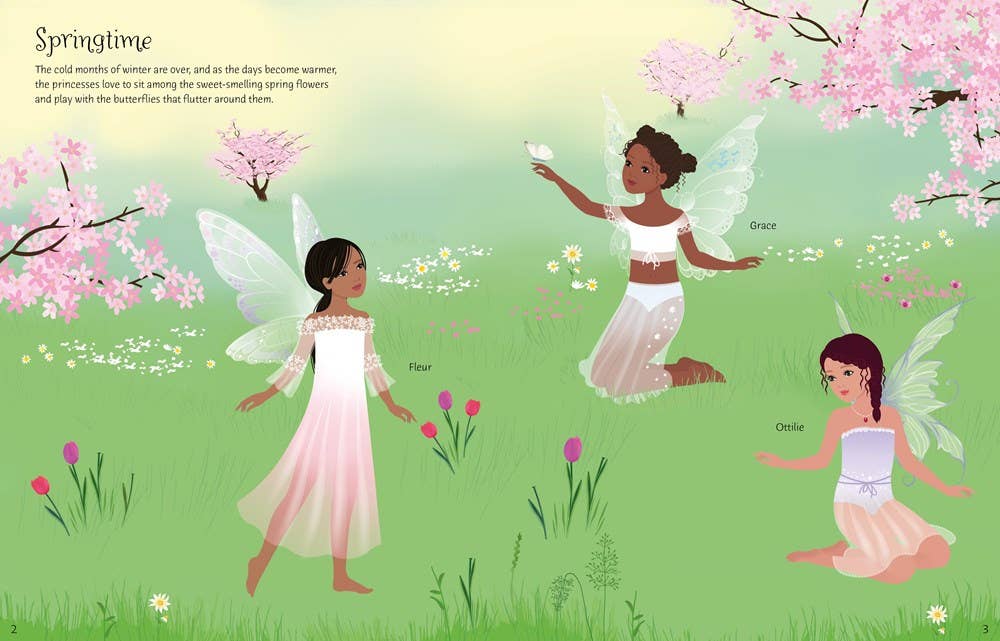 Sticker Dolly Dressing Fairy Princesses : Usborne