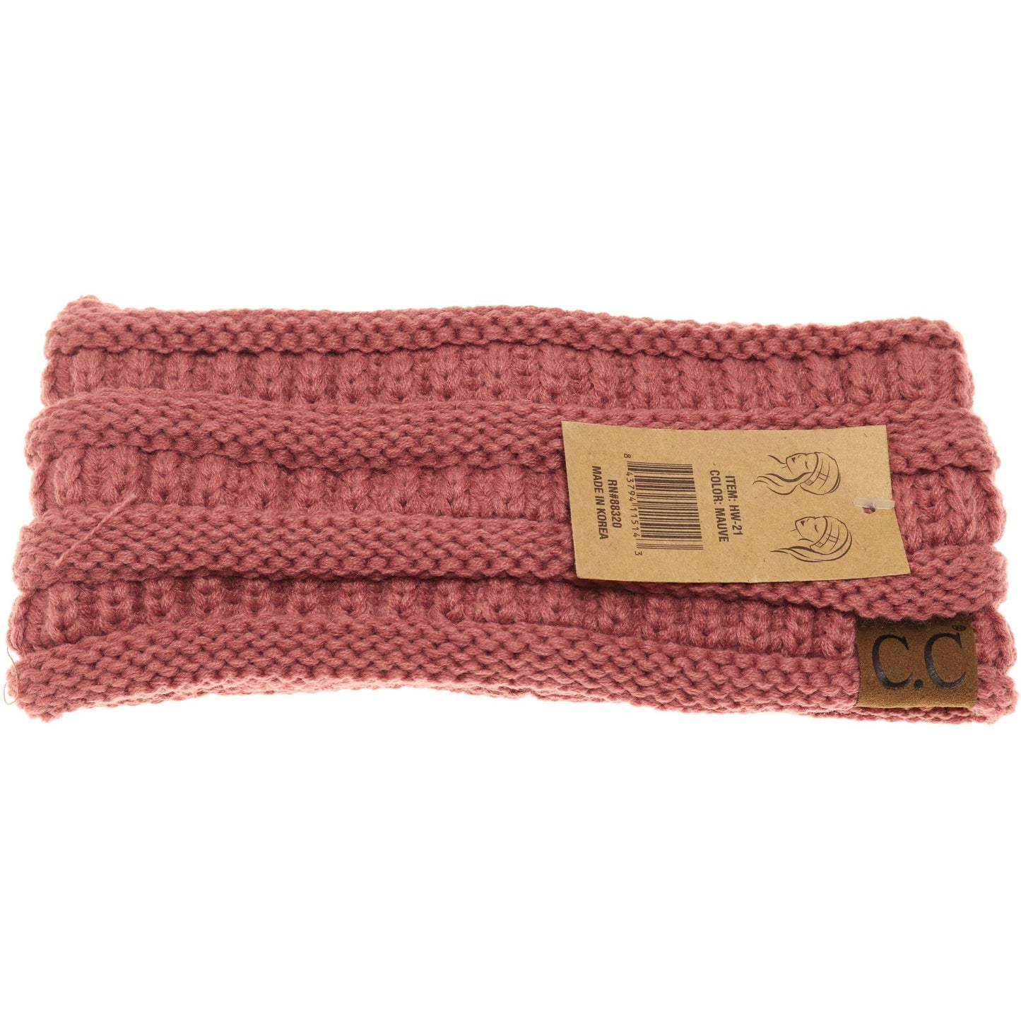 Solid Ribbed Women's Fashion Headband (Multiple colors)