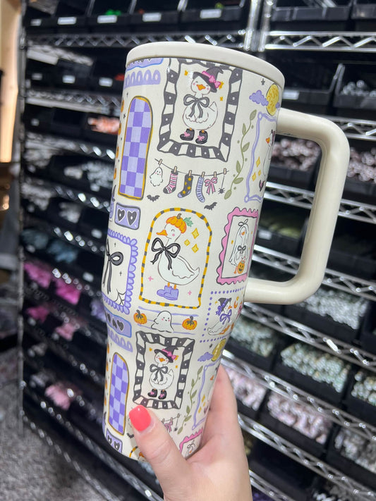 Halloween Goose Collage 40oz Tumbler