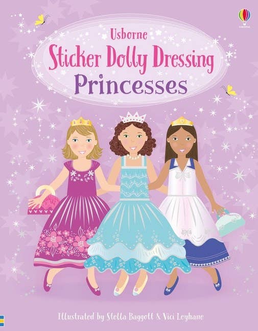 Sticker Dolly Dressing Princesses : Usborne