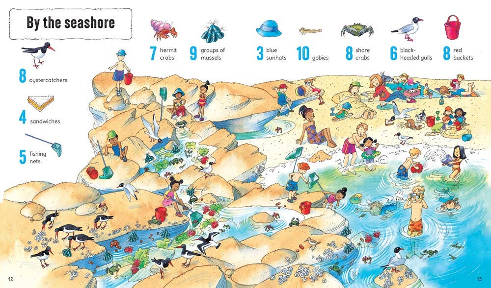 1001 Things To Spot In The Sea : Usborne