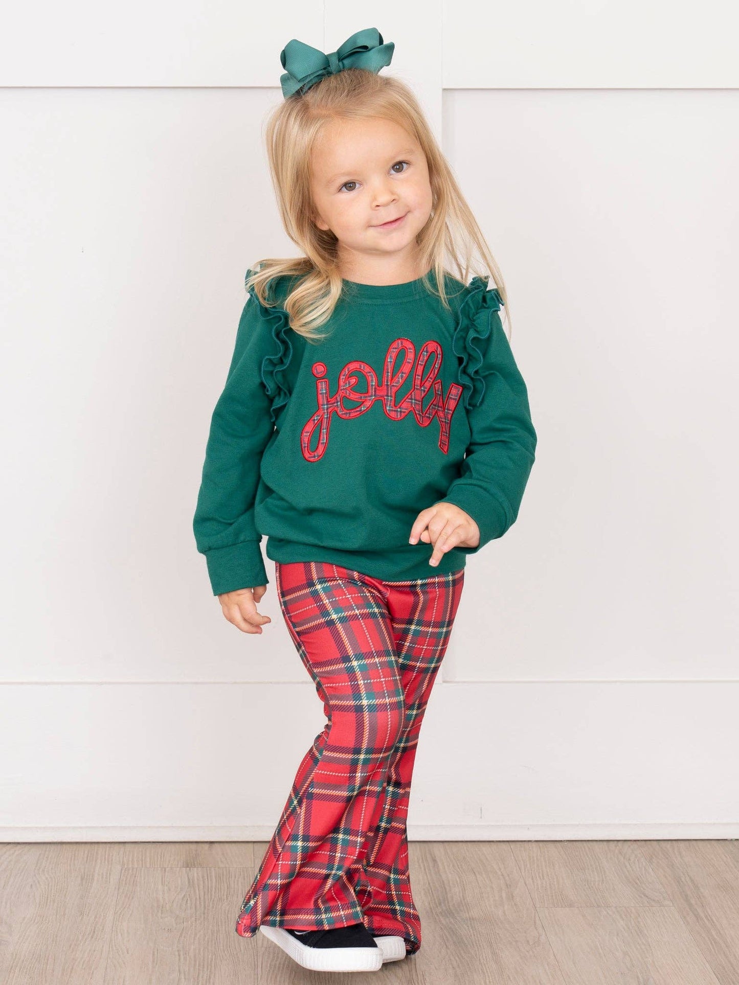 Jolly Embroidered Bell Bottom Outfit