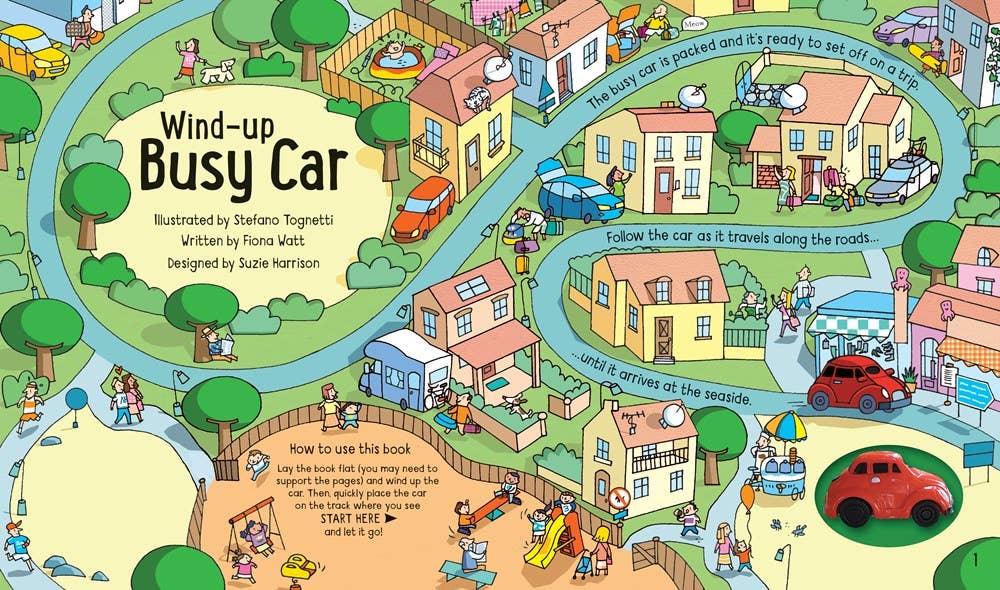 Wind-Up Busy Car : Usborne