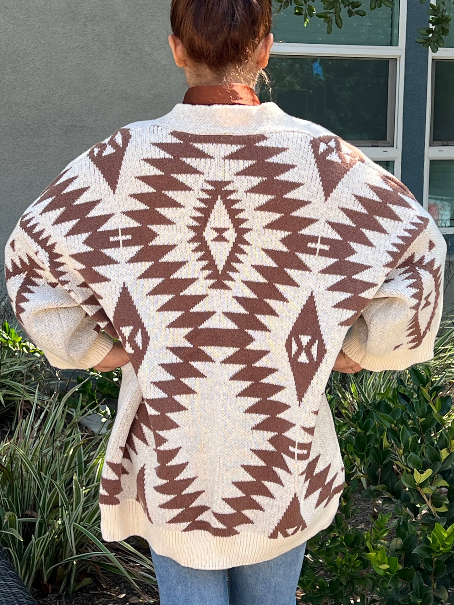 Naomi Wilde | Aztec Styled Cardigan with Large Arms