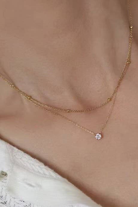Maria Tarnish-Free Multi-Layer Necklace