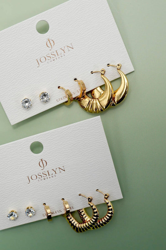 Basic Classic Trio Earrings