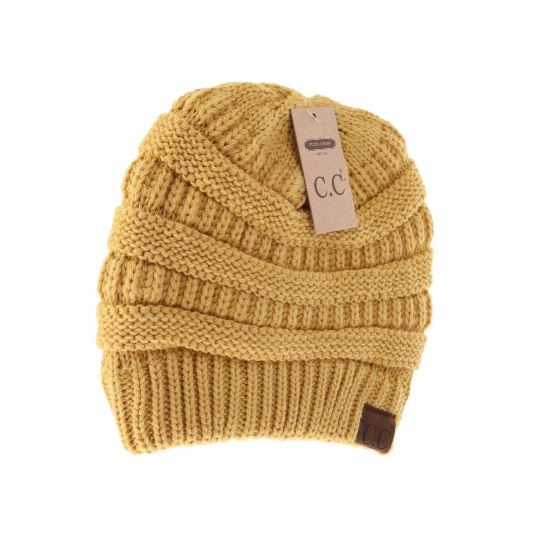 Classic Fuzzy Lined CC Beanie (Multiple Colors)