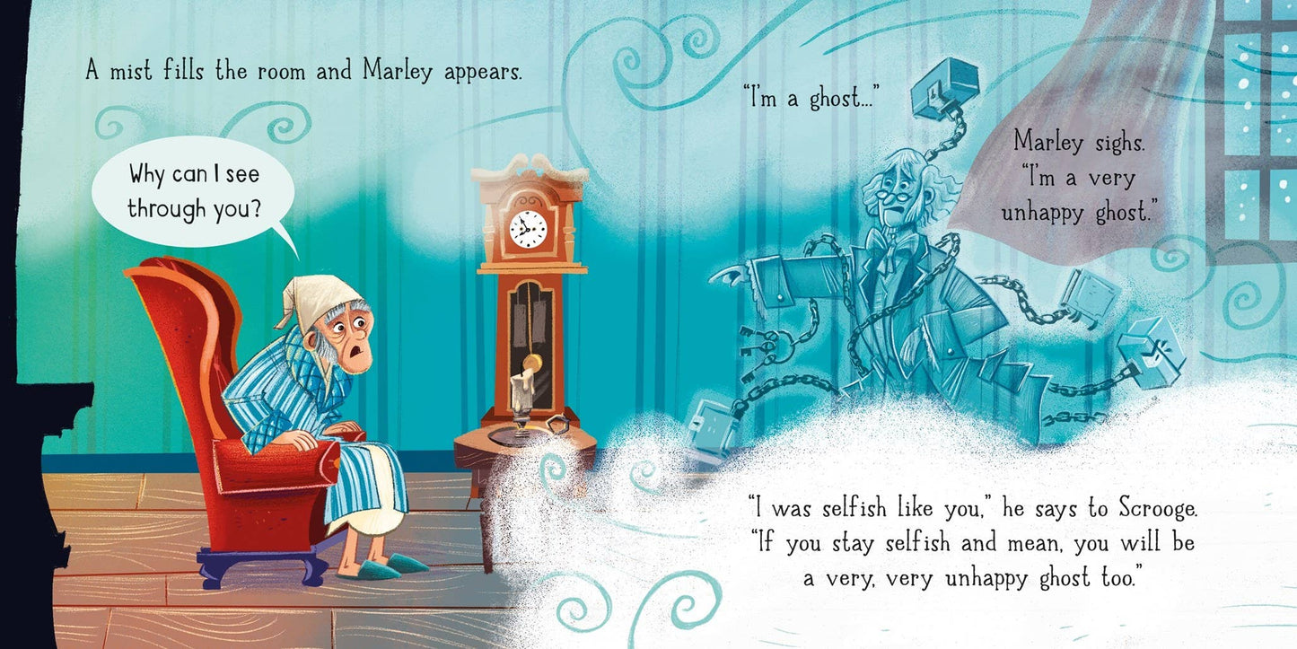 A Christmas Carol board book: Usborne