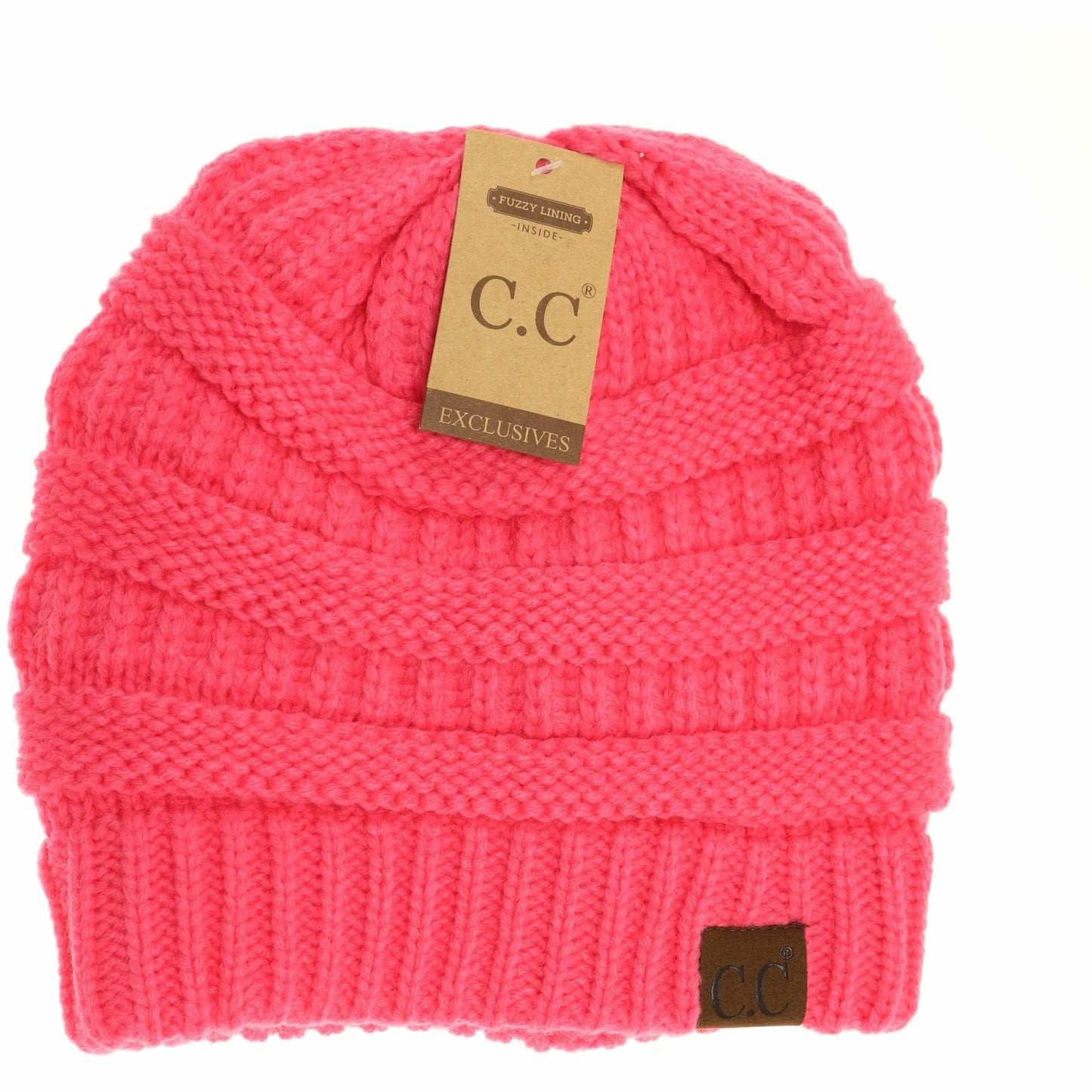 Classic Fuzzy Lined CC Beanie (Multiple Colors)