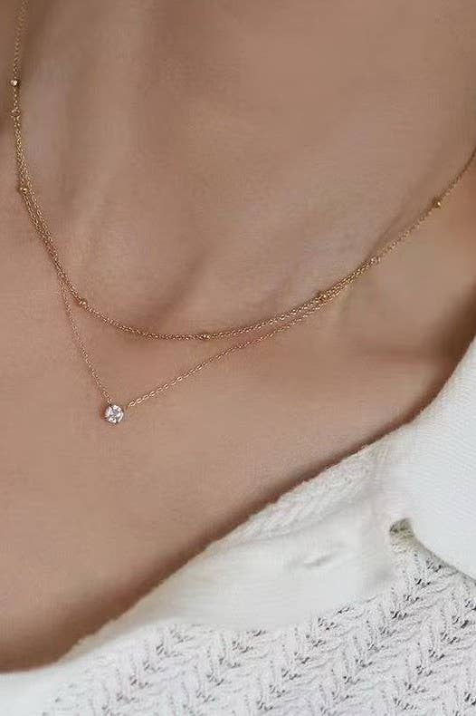Maria Tarnish-Free Multi-Layer Necklace