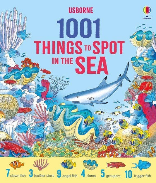 1001 Things To Spot In The Sea : Usborne