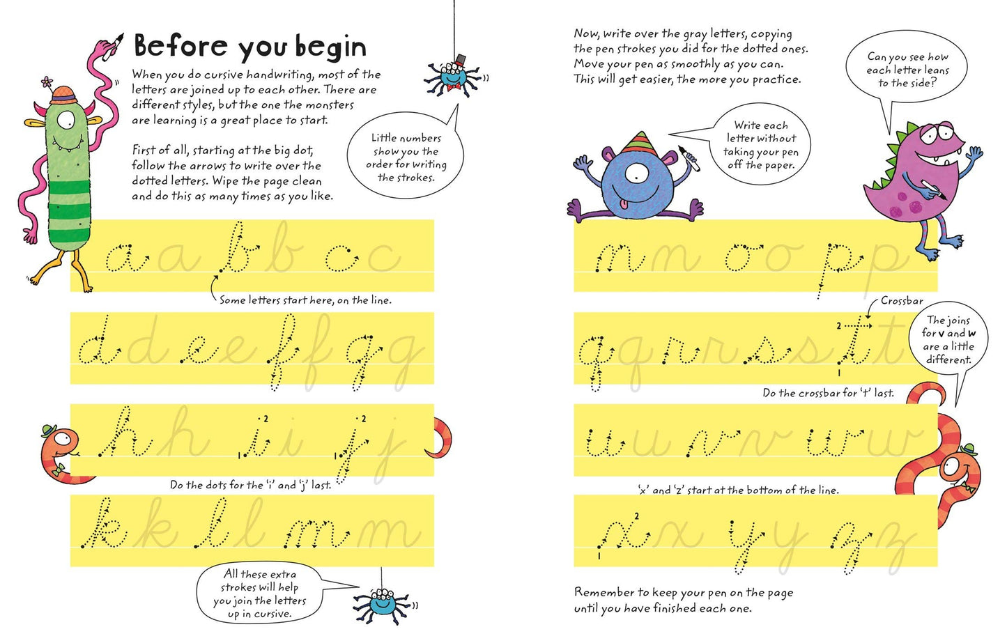Wipe-Clean Starting Cursive: Usborne