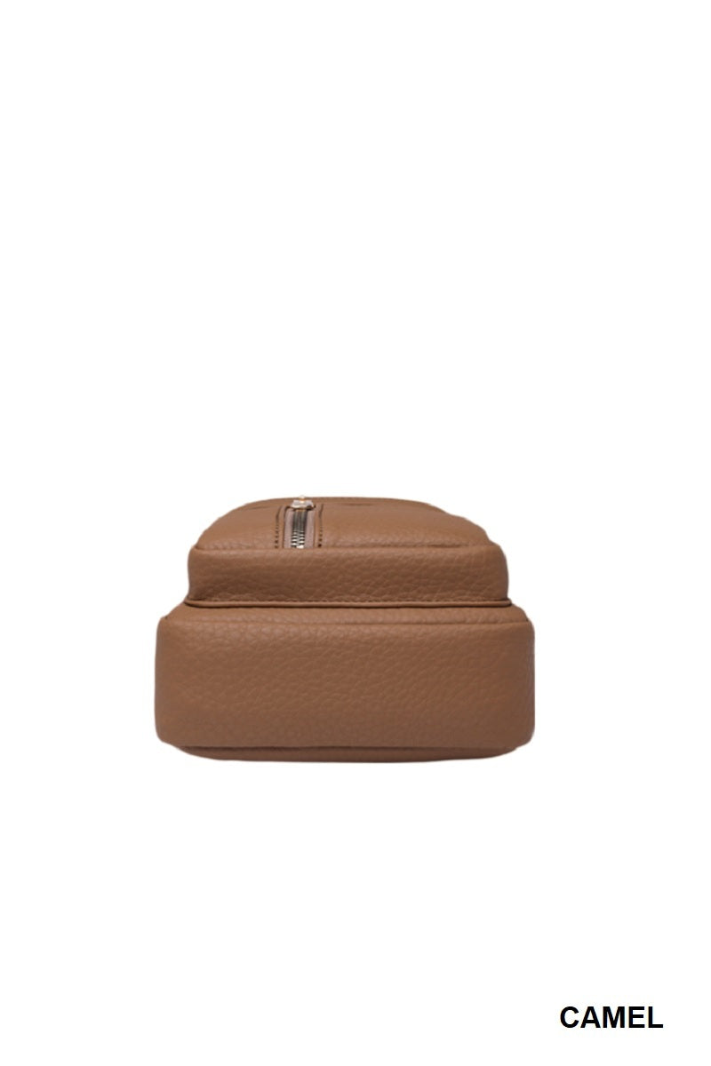 Camel Crossbody Sling Chest Bag
